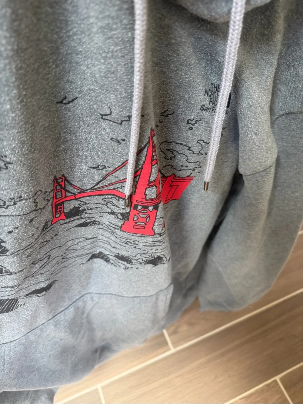 The North Face comfortable gray